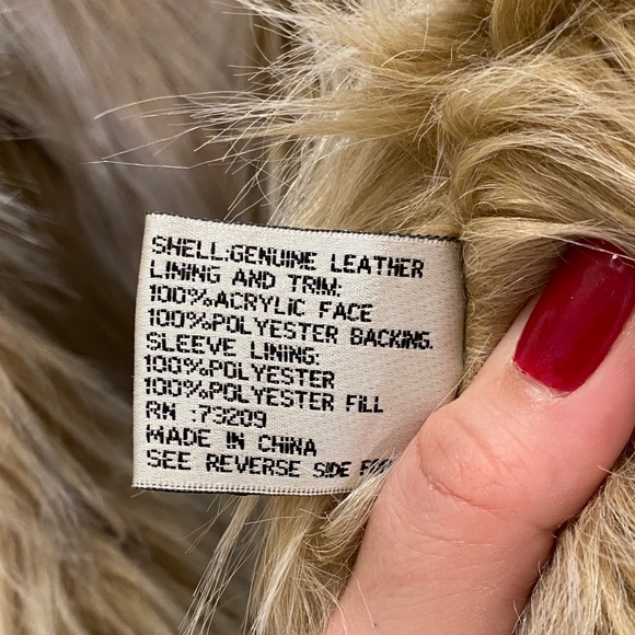 Vintage 1980s Marvin Richards Cream Penny Lane Suede Jacket - Picture 8 of 9